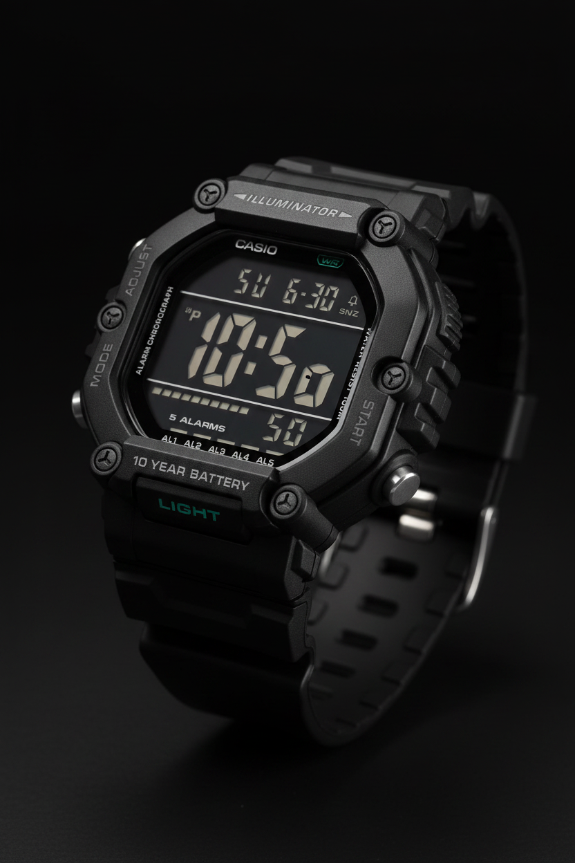 RELOJ PARA HOMBRE CASIO AE-1600HX-1BVDF - NEGRO