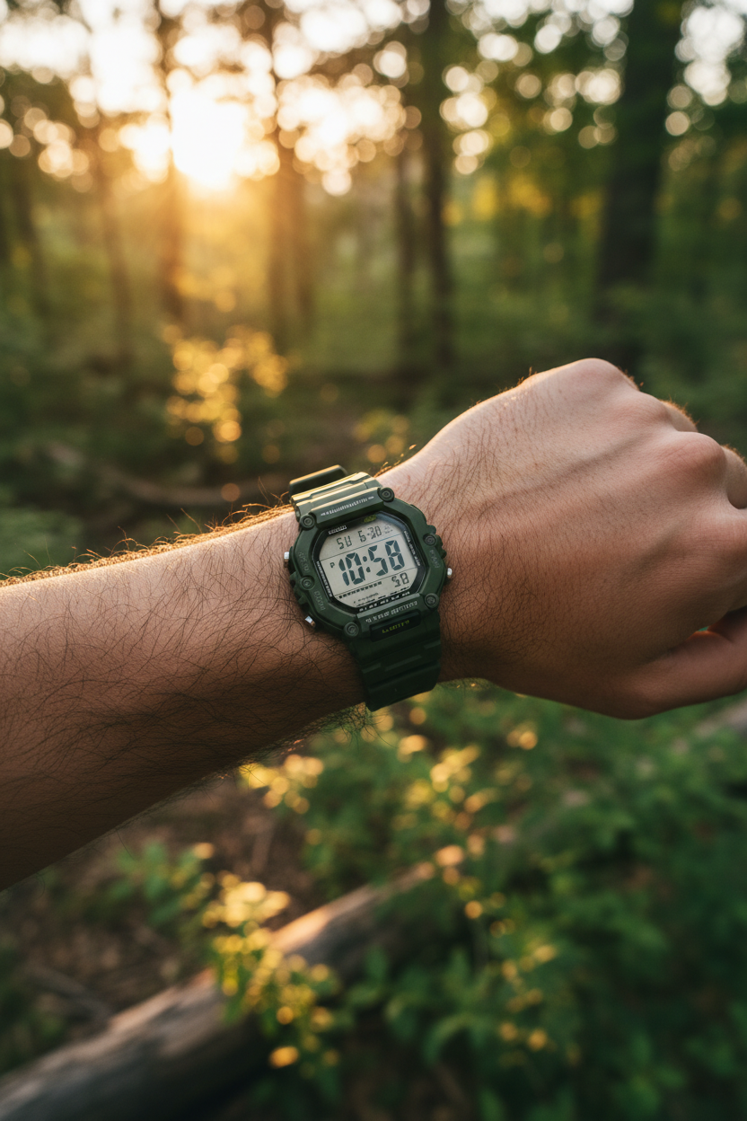 RELOJ PARA HOBRE CASIO AE-1600HX-3AVDF - VERDE