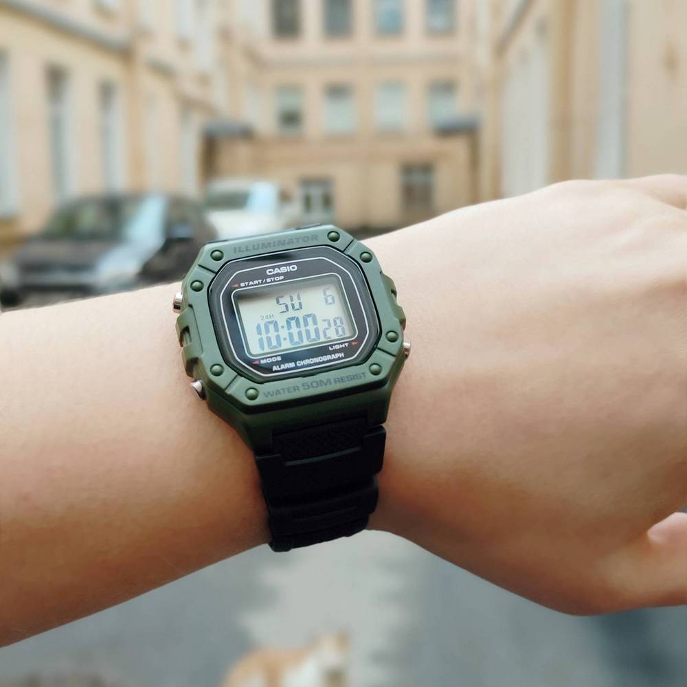 RELOJ PARA HOMBRE CASIO W-218H-3AVDF