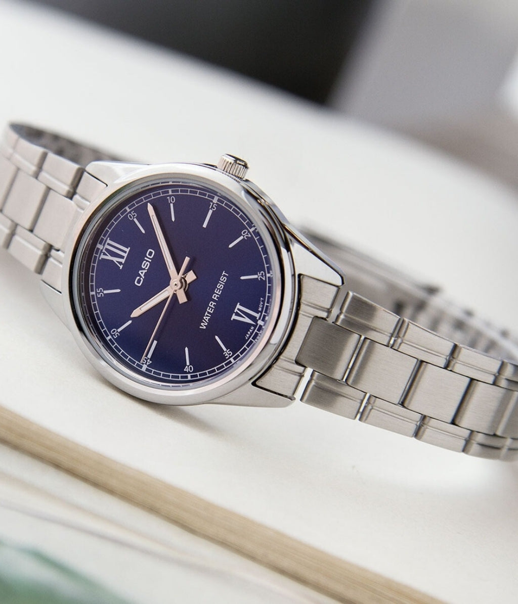 RELOJ PARA MUJER CASIO LTP-V005D-2B2UDF -AZUL