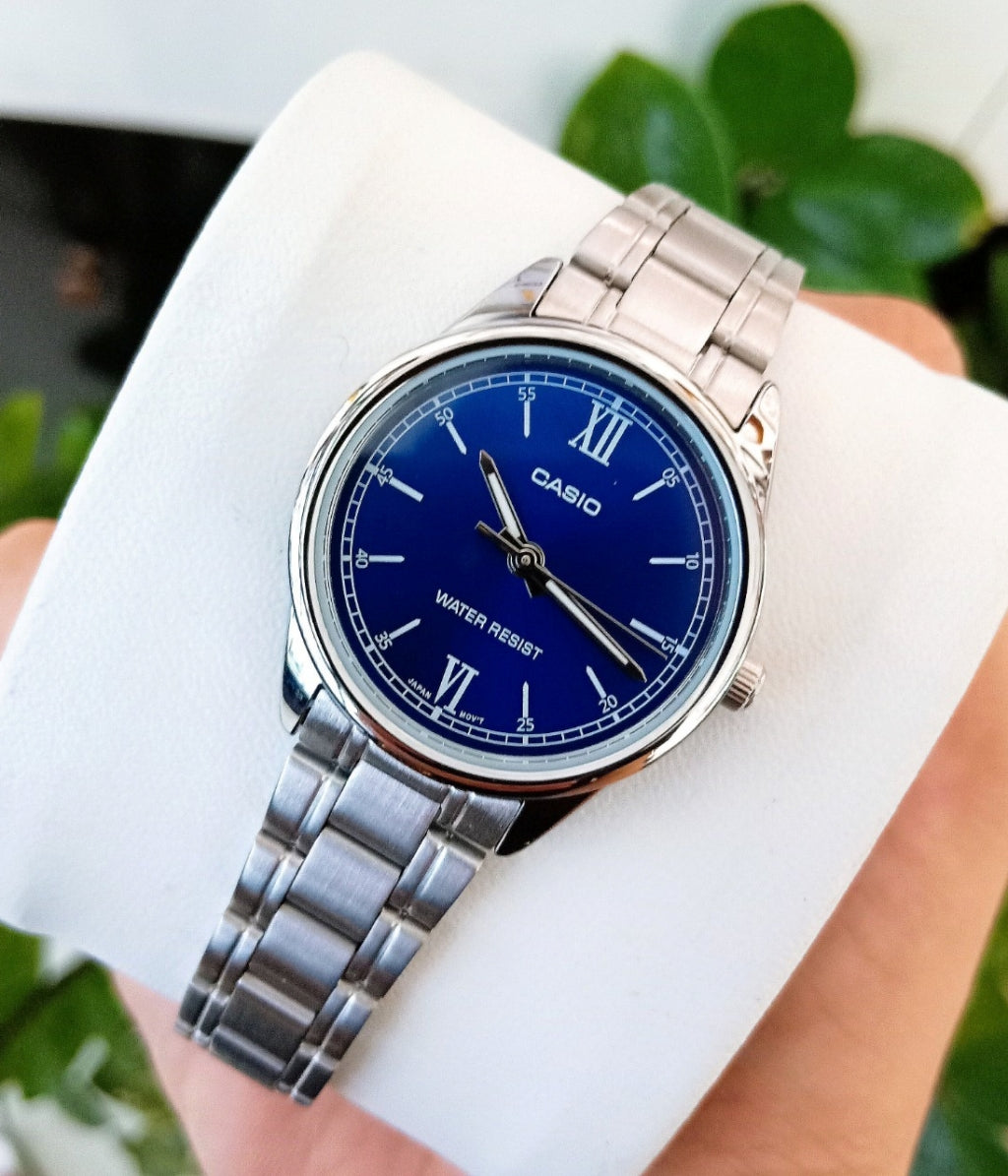 RELOJ PARA MUJER CASIO LTP-V005D-2B2UDF -AZUL