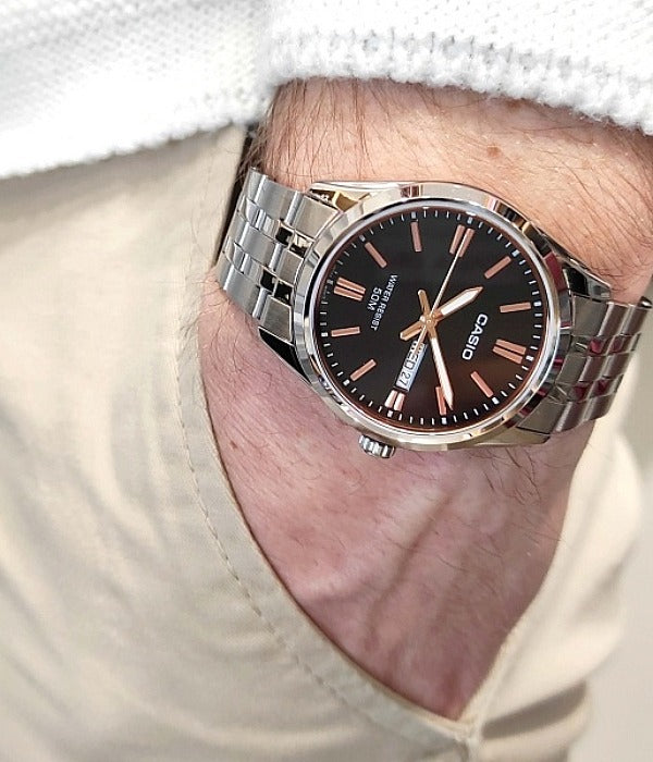 RELOJ PARA HOMBRE CASIO MTP-1335D-1A2VDF -NEGRO