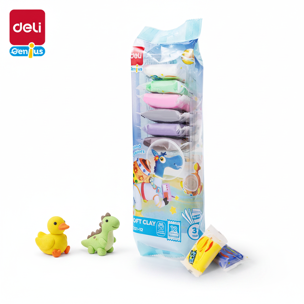 Foamy moldeable colores surtidos x12 Unidades