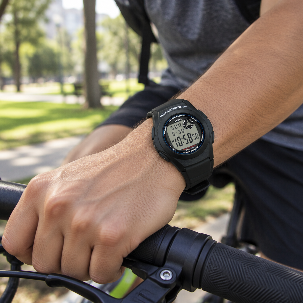 F-200W-1ADF durante un paseo en bicicleta