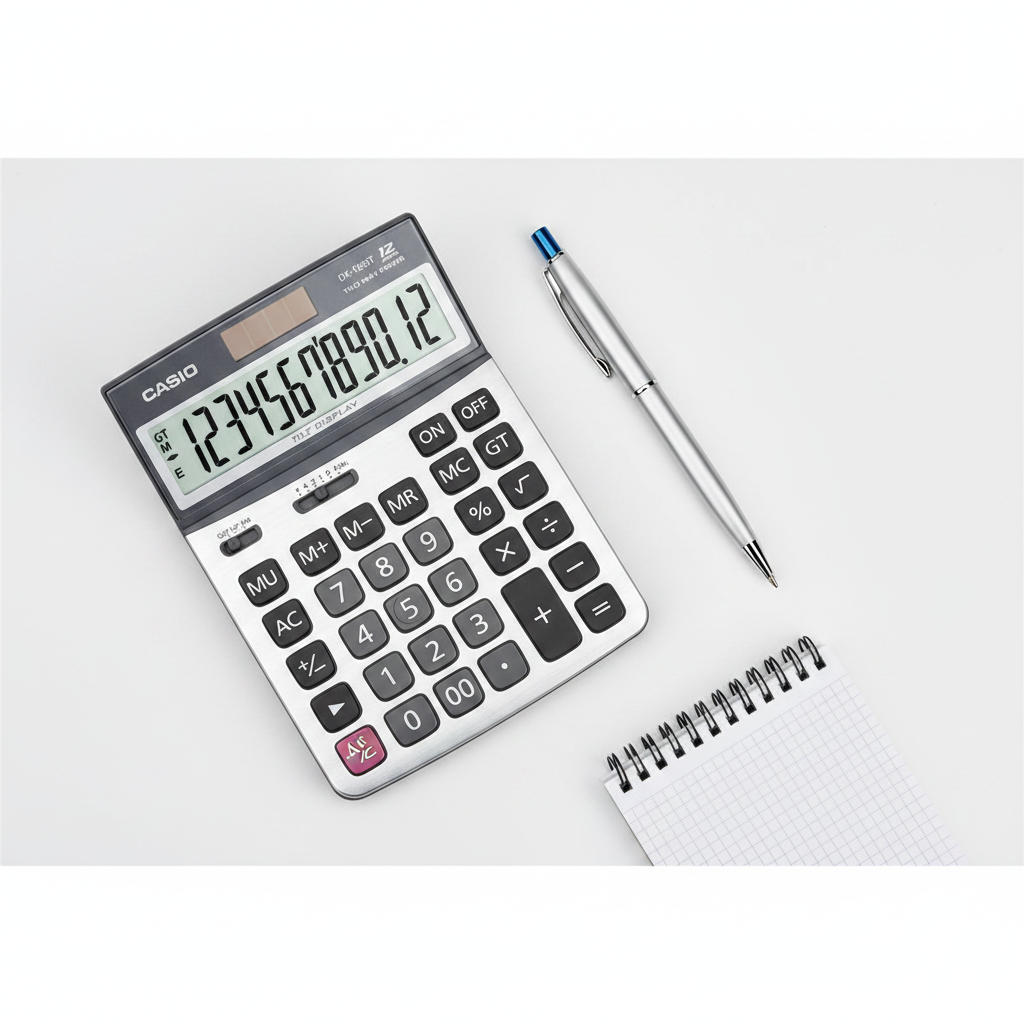CALCULADORA CASIO DX-120ST-W-DP