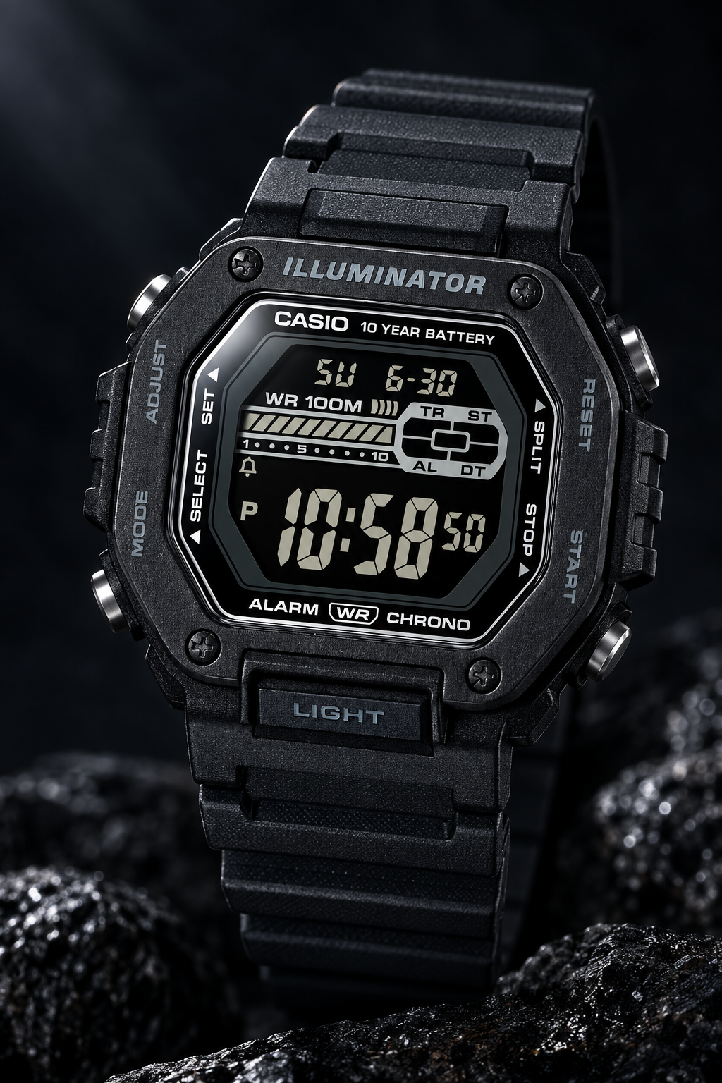 RELOJ PARA HOMBRE CASIO MWD-110HB-1BVDF -NEGRO