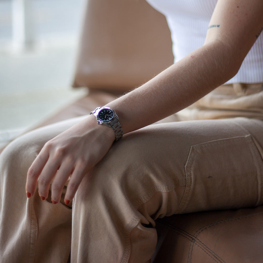 RELOJ PARA MUJER CASIO LTP-1215A-1A2DF -PLATEADO