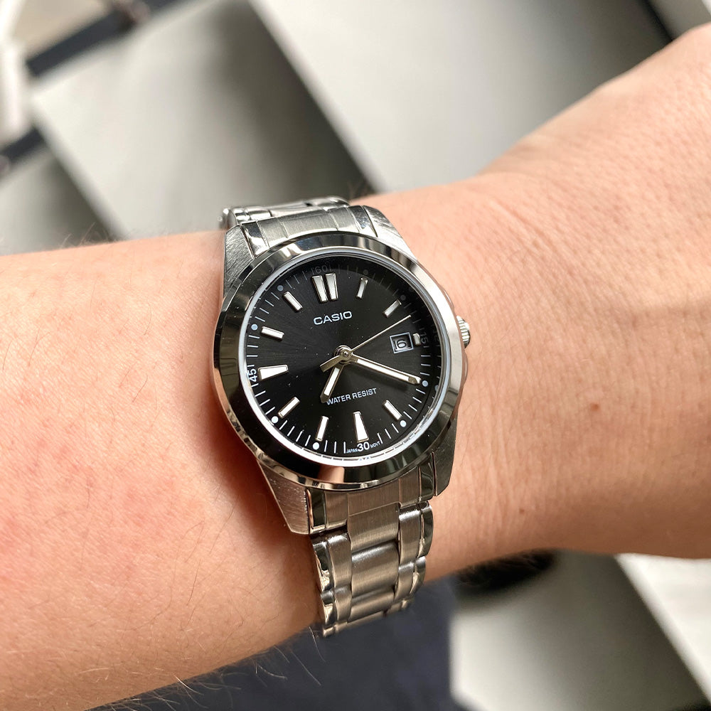 RELOJ PARA MUJER CASIO LTP-1215A-1A2DF -PLATEADO