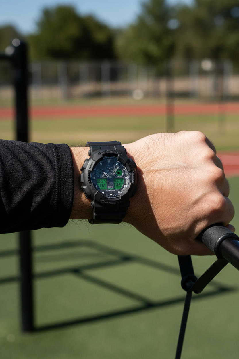 RELOJ CASIO G-SHOCK GA-100BEG-1ADR - NEGRO