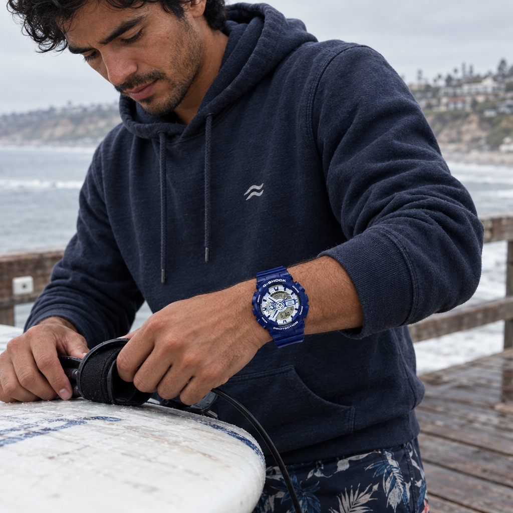 GA-110BWP-2ADR en una escena realista de surf