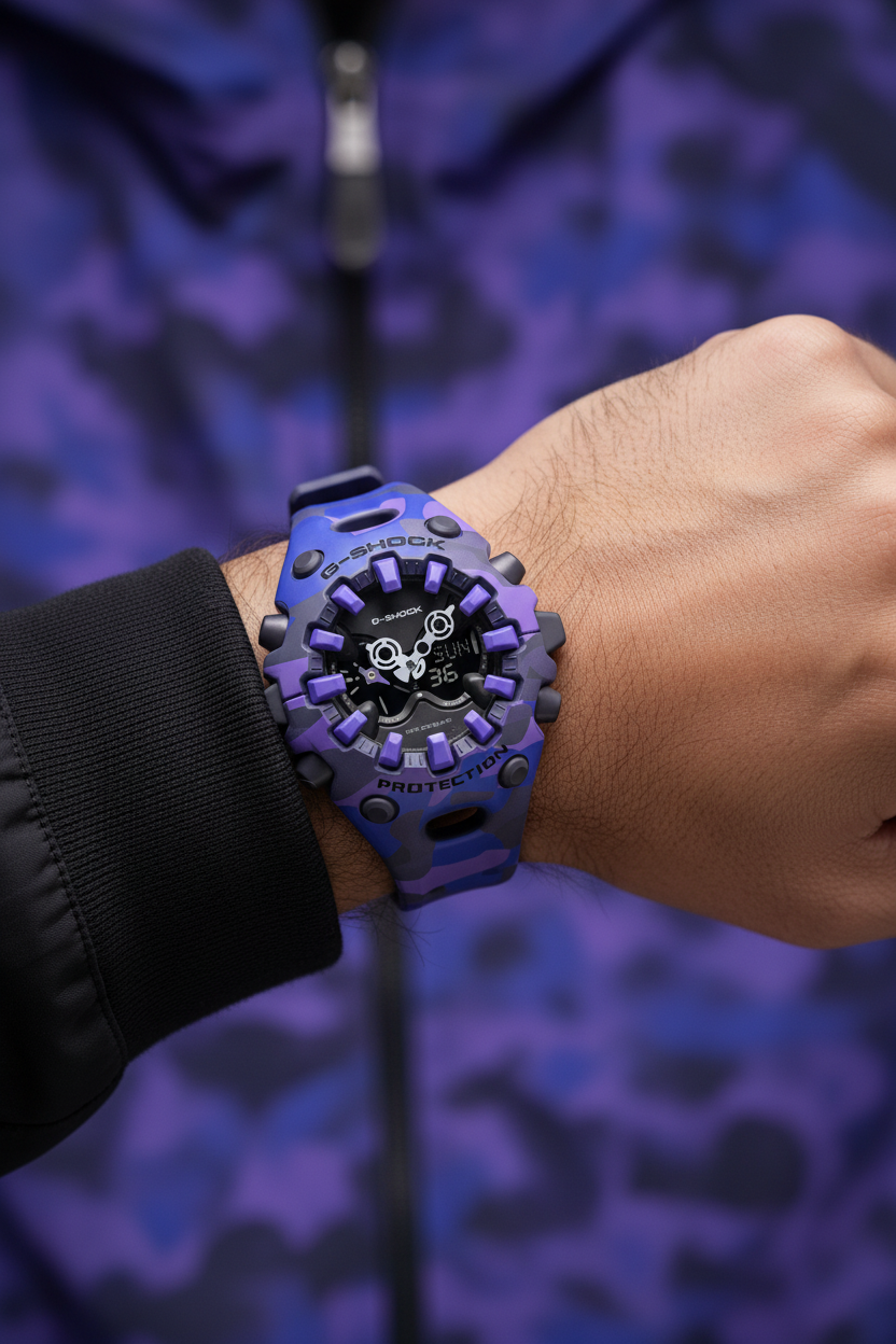 RELOJ CASIO G-SHOCK GA-V01CMG-6ADR - MORADO