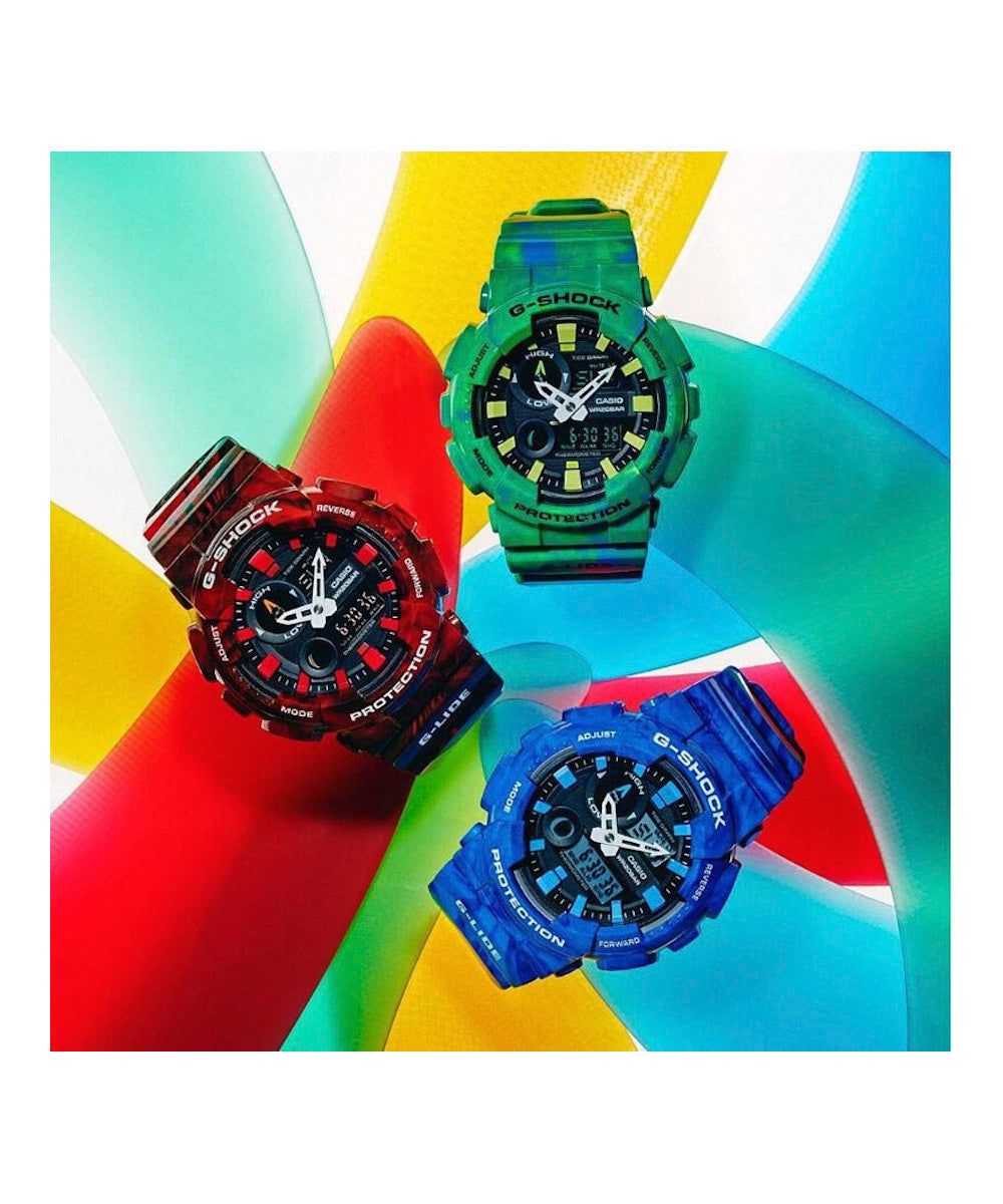 RELOJ CASIO G-SHOCK GAX-100MSA-4ADR- ROJO