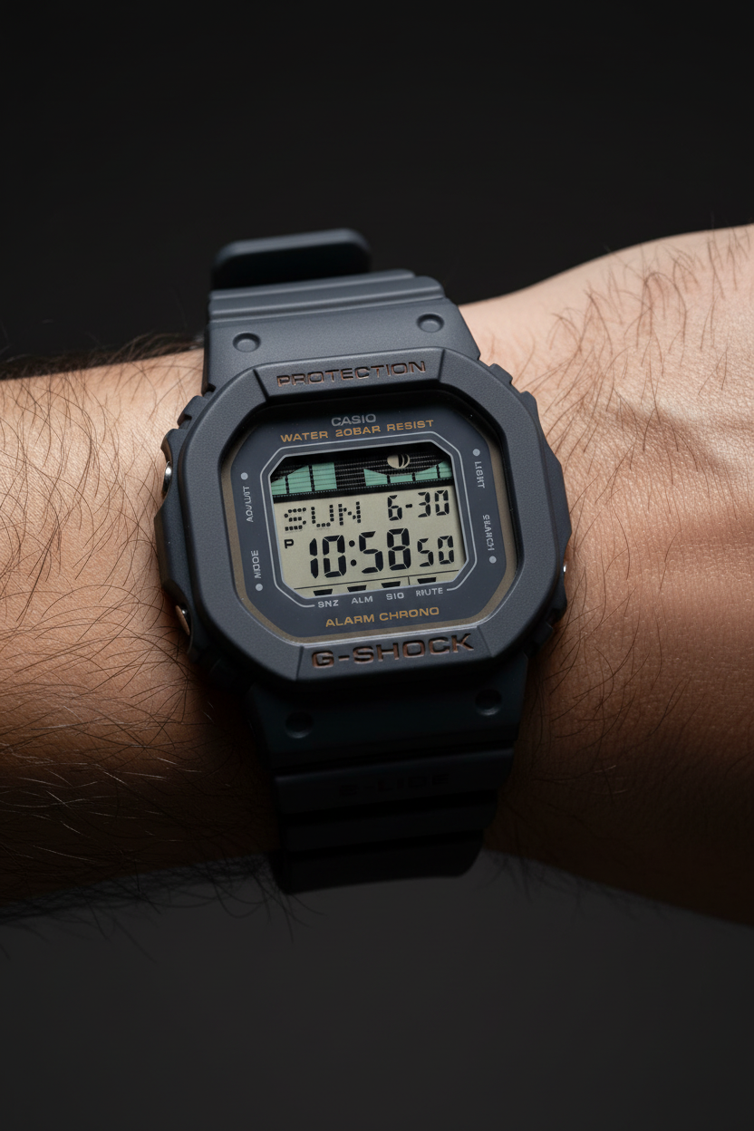 RELOJ DIGITAL PARA HOMBRE CASIO G-SHOCK GLX-S5600-1DR - NEGRO