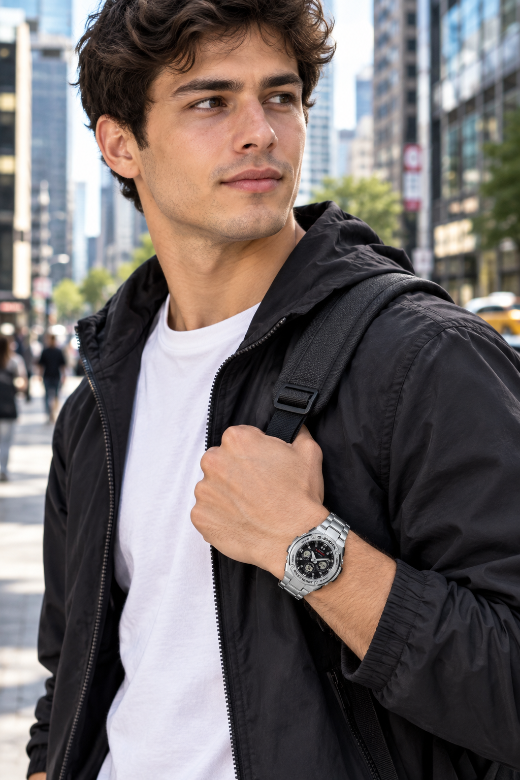 RELOJ ANÁLOGO DIGITAL PARA HOMBRE CASIO G-SHOCK GST-S310D-1ADR - NEGRO
