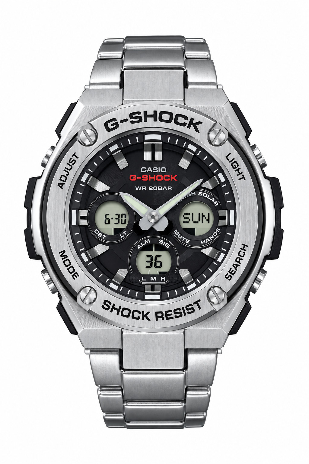 RELOJ ANÁLOGO DIGITAL PARA HOMBRE CASIO G-SHOCK GST-S310D-1ADR - NEGRO