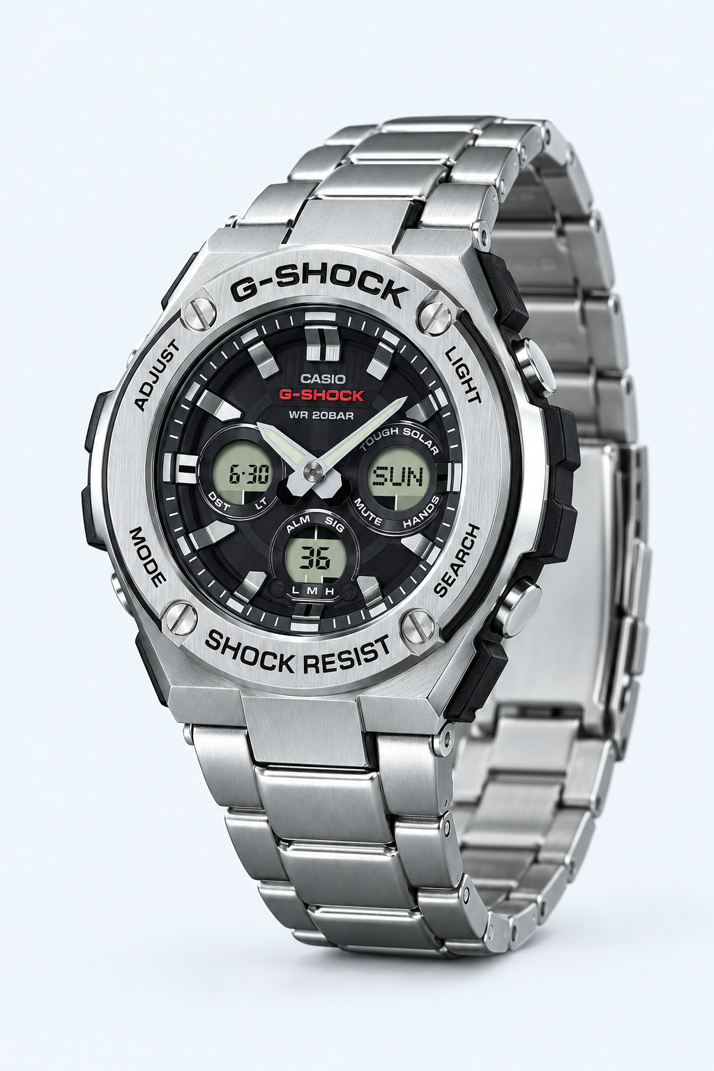 RELOJ ANÁLOGO DIGITAL PARA HOMBRE CASIO G-SHOCK GST-S310D-1ADR - NEGRO