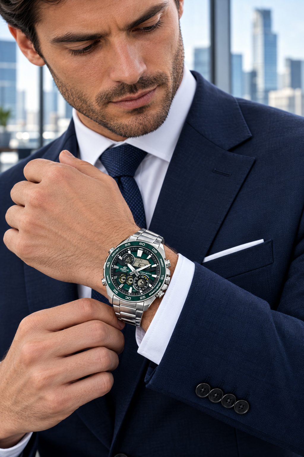 ERA-130D-3ADF RELOJ PARA HOMBRE CASIO EDIFICE - VERDE