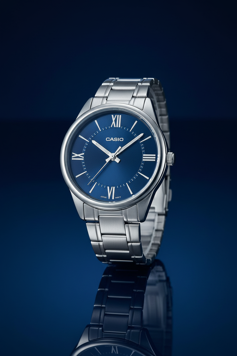 Casio MTP-V005D-2B5UDF - azul elegante