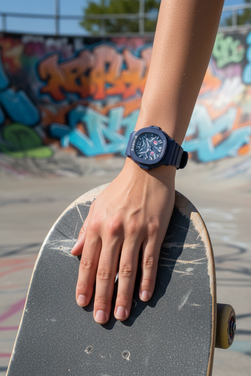 RELOJ PARA MUJER CASIO BABY-G BGA-10D-2A1DR - AZUL