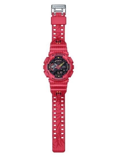 RELOJ ANÁLOGO DIGITAL PARA HOMBRE CASIO G-SHOCK GA-110SGH-4ADR - ROJO
