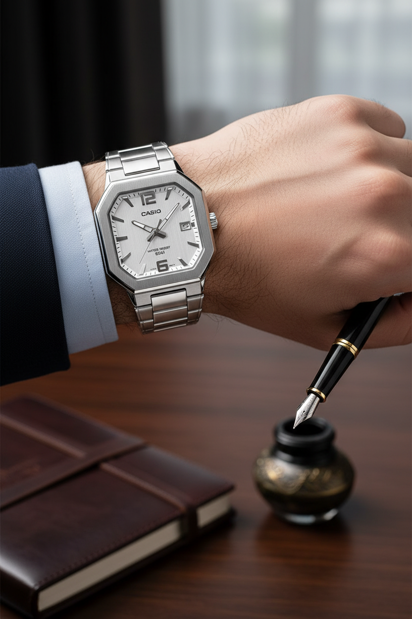 MTP-B195D-7AVDF RELOJ PARA HOMBRE CASIO - BLANCO