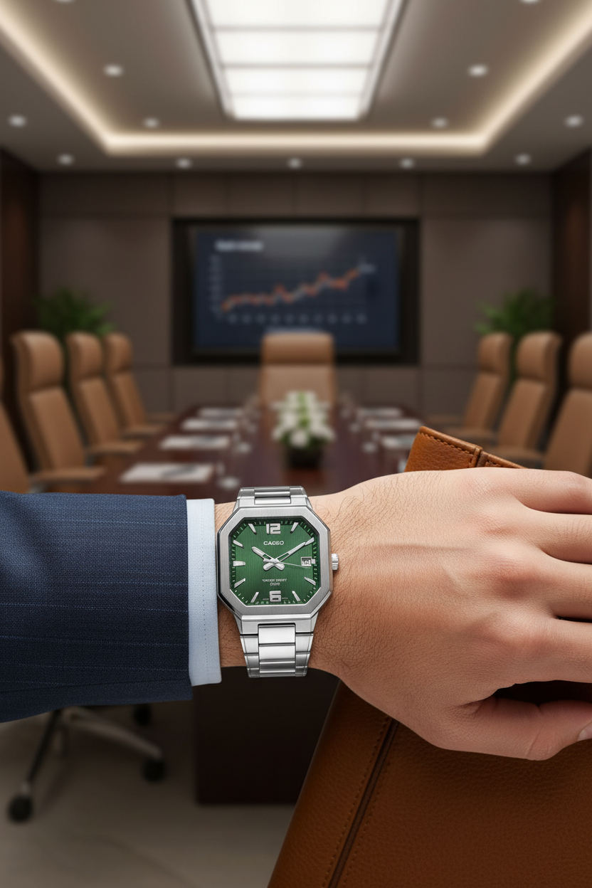 MTP-B195D-3AVDF RELOJ PARA HOMBRE CASIO - VERDE