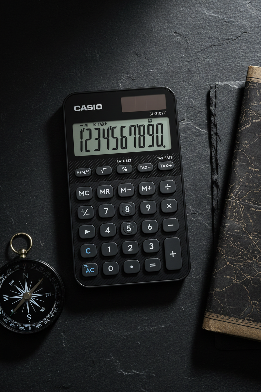 CALCULADORA CASIO - MI ESTILO SL-310YC-BK-W-DP