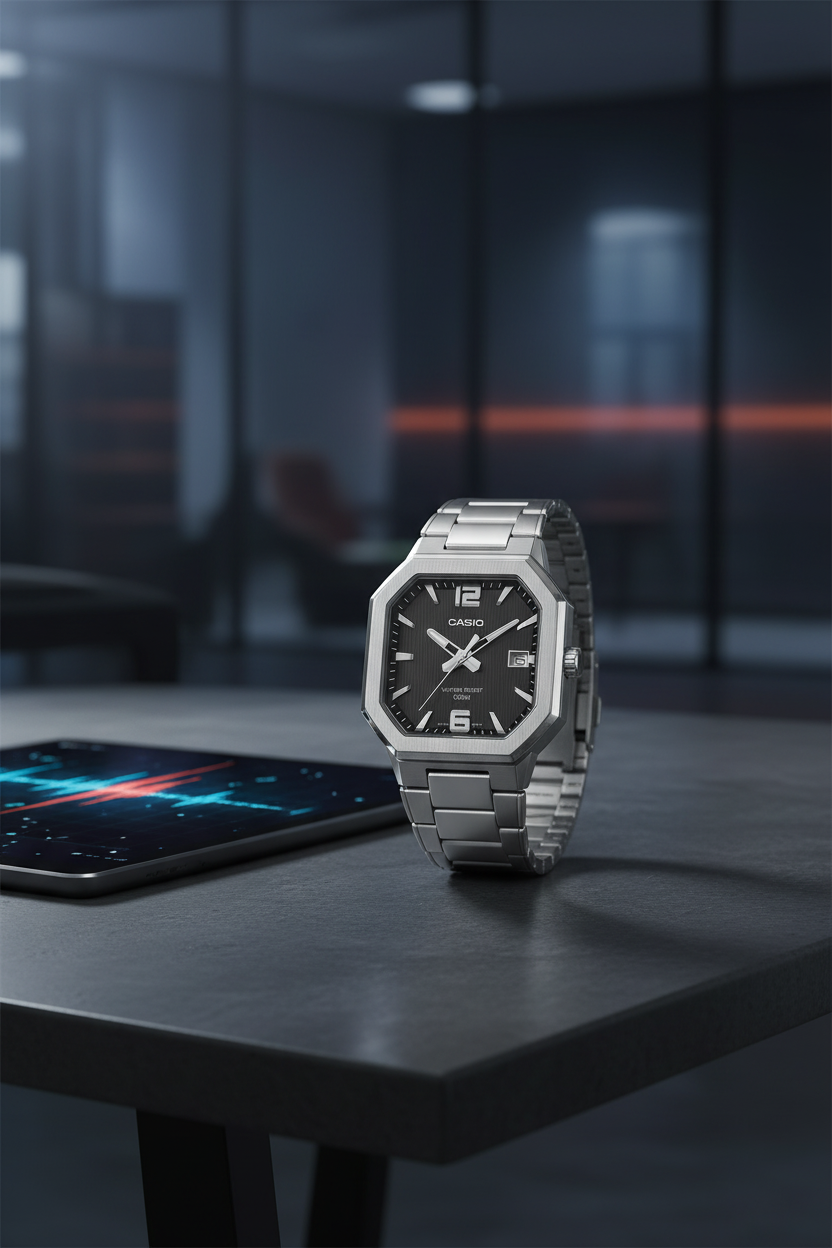 MTP-B195D-1AVDF RELOJ PARA HOMBRE CASIO - NEGRO