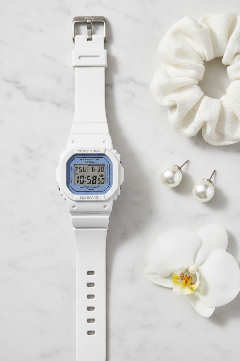 RELOJ PARA MUJER BABY-G BGD-565SC-2BDR - BLANCO