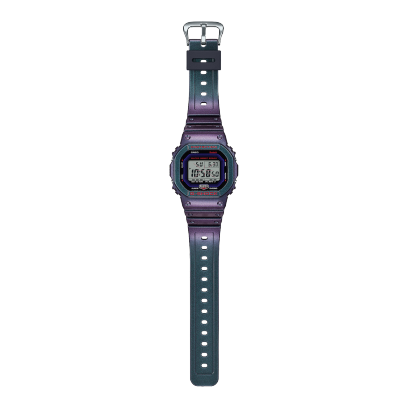 RELOJ DIGITAL PARA HOMBRE CASIO G-SHOCK DW-B5600AH-6DR - MORADO