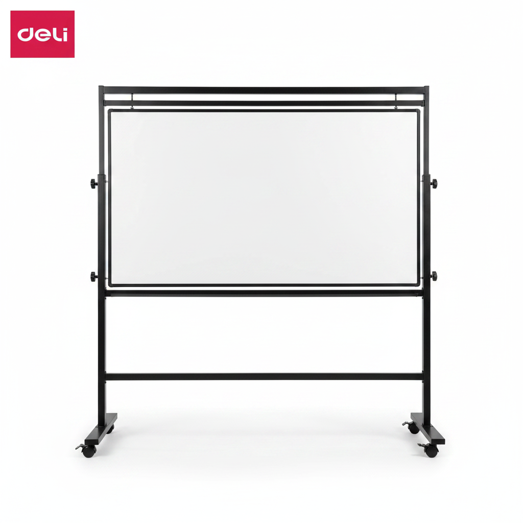 Soporte metálico para tablero blanco DELI 120 x 56 x 15.7 cm negro x1 Unidad