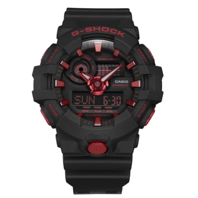 CASIO G-SHOCK GA-700BNR-1ADR – RELOJ ANÁLOGO DIGITAL PARA HOMBRE – NEGRO