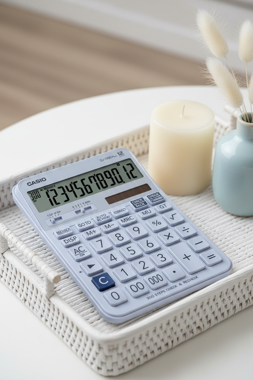 CALCULADORA CASIO - MI ESTILO DJ-120DPLUSLBWADP
