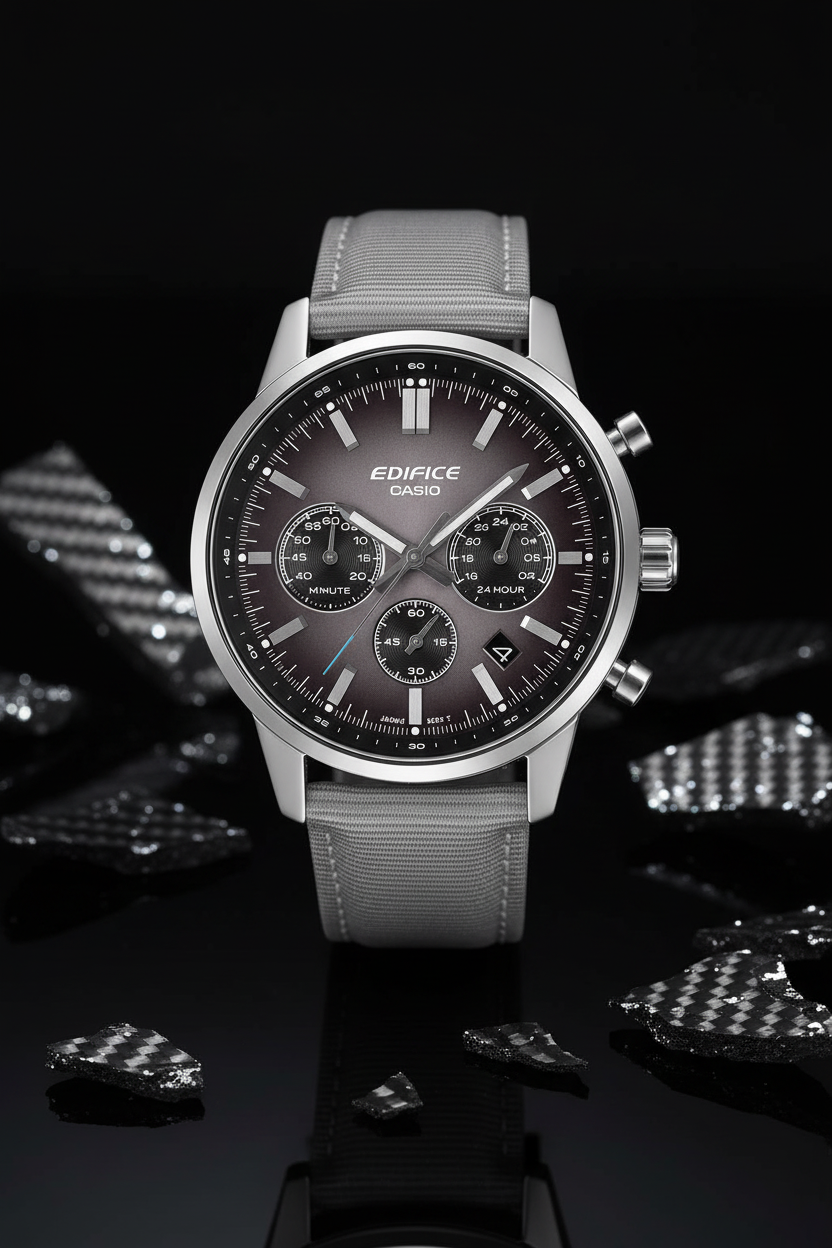 RELOJ PARA HOMBRE CASIO EDIFICE EFR-575C-8ADF - GRIS