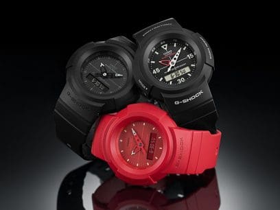RELOJ ANÁLOGO DIGITAL PARA HOMBRE CASIO G-SHOCK AW-500BB-4EDR - ROJO