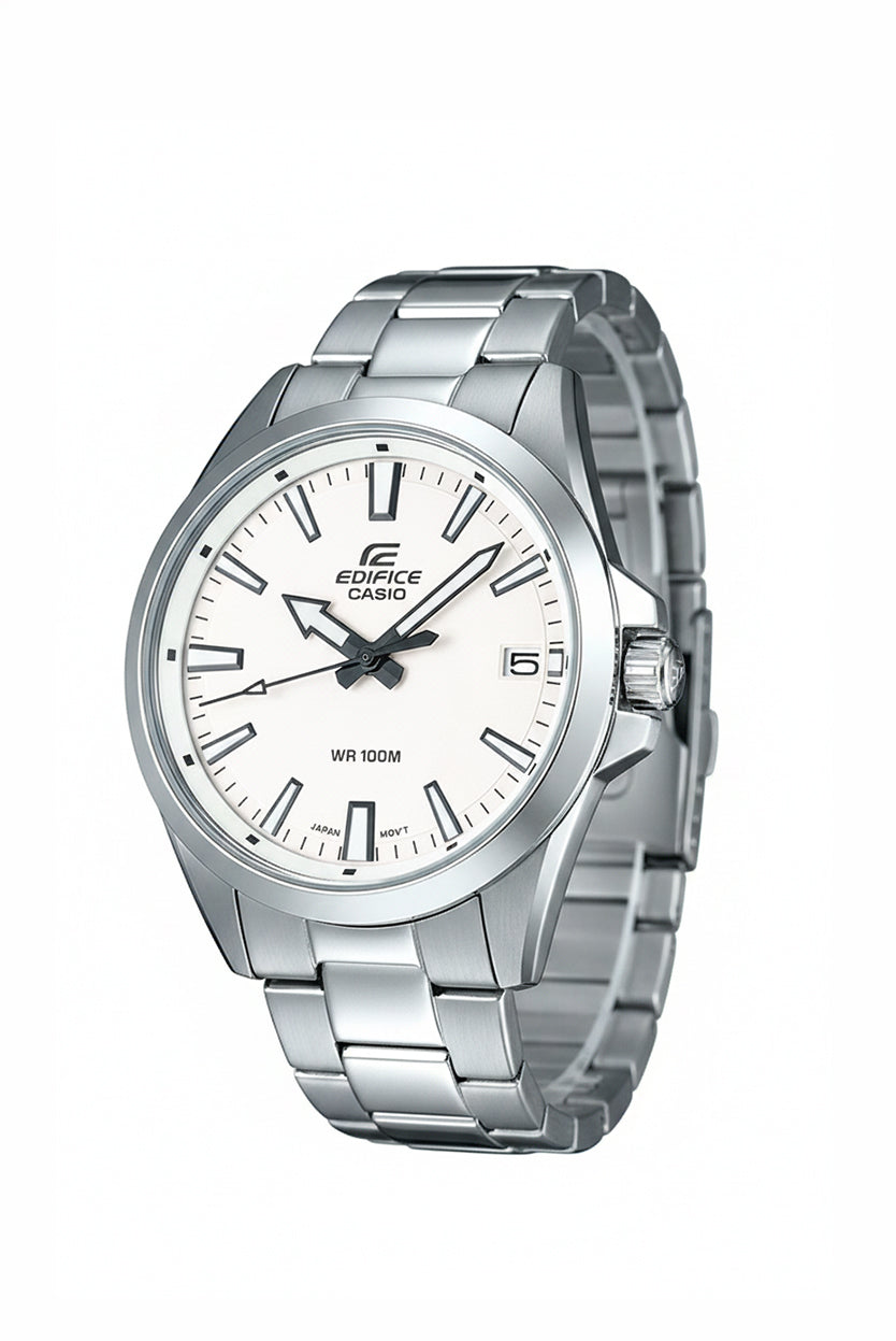 RELOJ ANALÓGICO PARA HOMBRE CASIO EDIFICE EFV-100D-7AVUDF - PLATEADO
