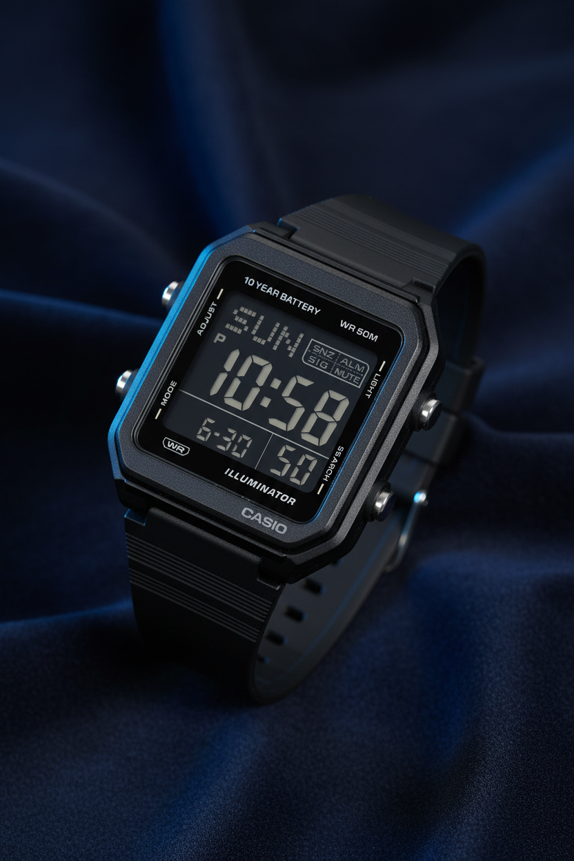 RELOJ CASIO W-221H-1BVDF - NEGRO