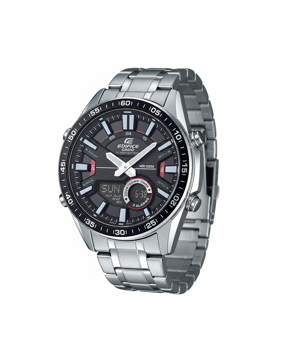 RELOJ ANALÓGICO-DIGITAL PARA HOMBRE CASIO EDIFICE EFV-C100D-1AVDF - PLATEADO