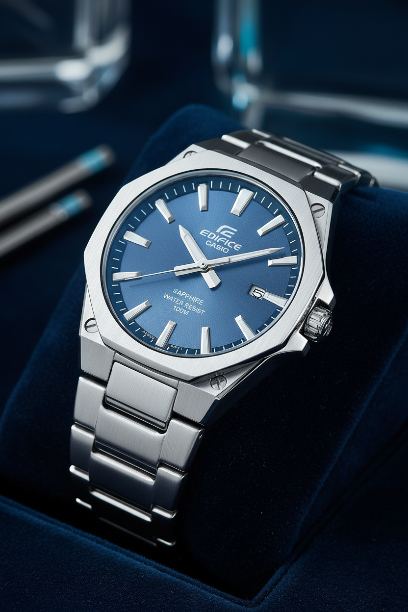 RELOJ ANALÓGICO PARA HOMBRE CASIO EDIFICE EFR-S108D-2AVUDF - AZUL