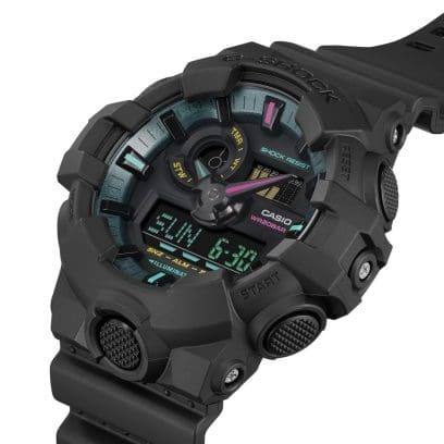 RELOJ ANÁLOGO DIGITAL PARA HOMBRE CASIO G-SHOCK GA-700MF-1ADR - NEGRO