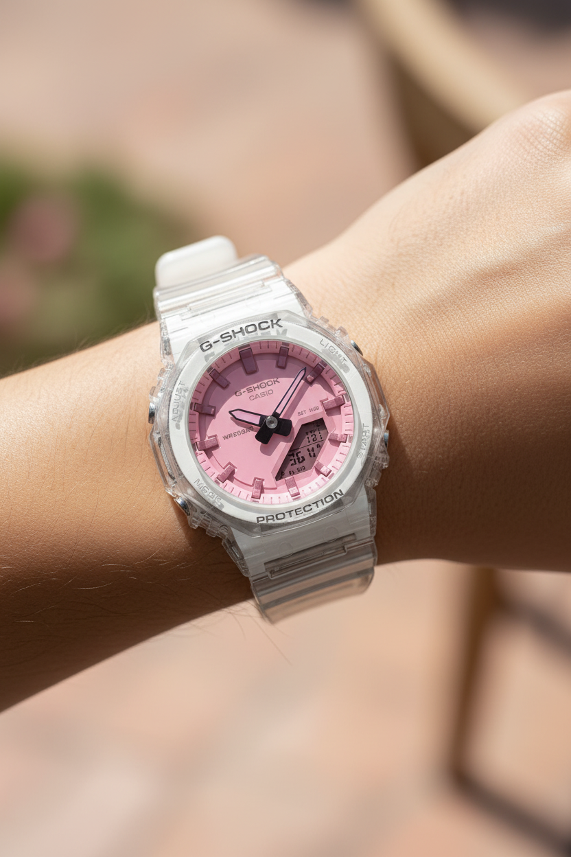 GMA-P2100SR-7ADR RELOJ PARA MUJER CASIO G-SHOCK BLANCO