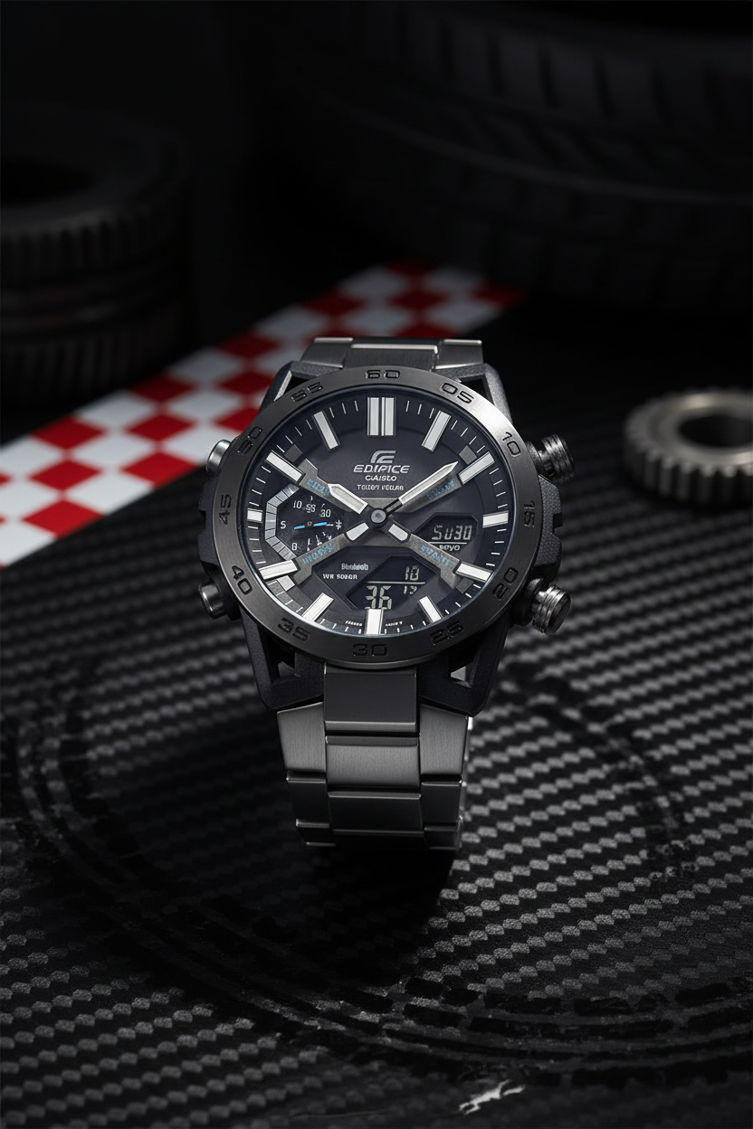 Casio Edifice ECB-2000DC-1ADF - fibra carbono racing
