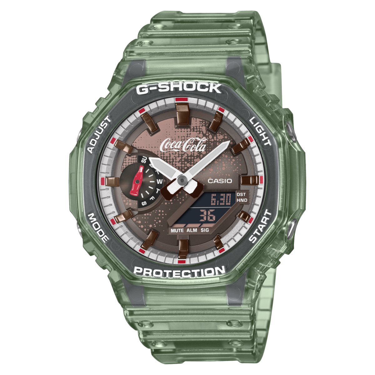 RELOJ CASIO G-SHOCK GA-2100CC-3ADR - VERDE