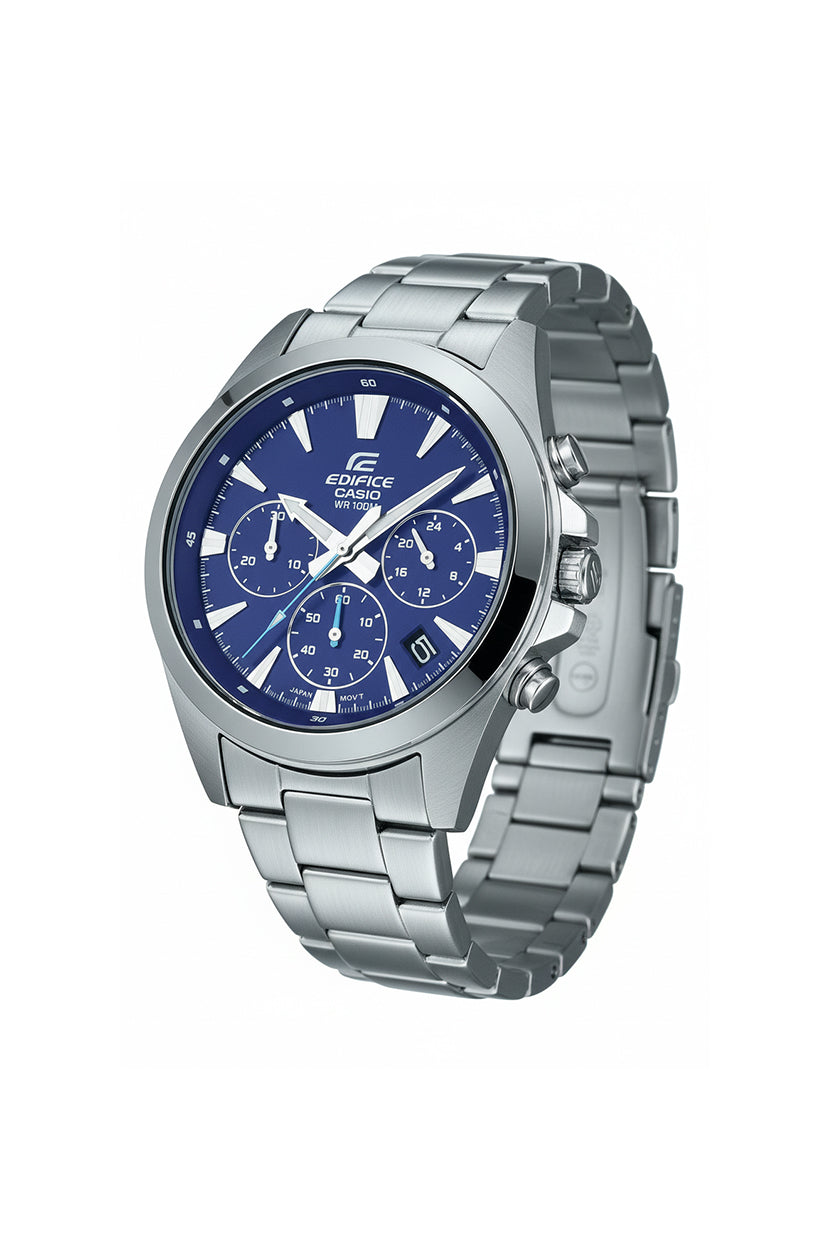 RELOJ ANALÓGICO PARA HOMBRE CASIO EDIFICE EFV-630D-2AVUDF - PLATEADO