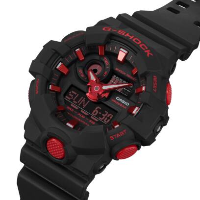 CASIO G-SHOCK GA-700BNR-1ADR – RELOJ ANÁLOGO DIGITAL PARA HOMBRE – NEGRO