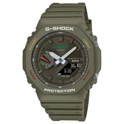 RELOJ ANÁLOGO DIGITAL PARA HOMBRE CASIO G-SHOCK GA-B2100FC-3ADR - VERDE