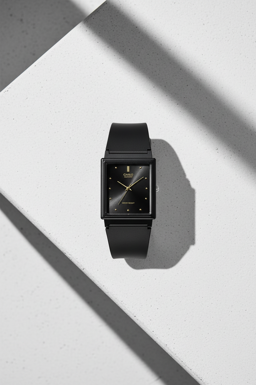 Casio MQ-38-1ADF - concreto minimalista