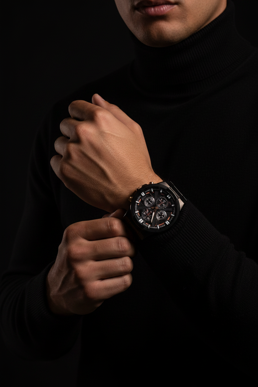 RELOJ ANALÓGICO PARA HOMBRE CASIO EDIFICE EFR-544BK-1A9VUDF - NEGRO