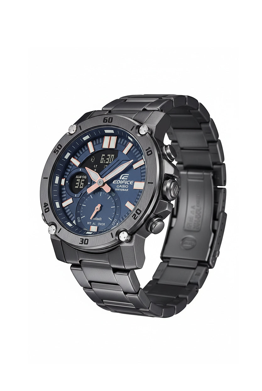 RELOJ ANALÓGICO-DIGITAL PARA HOMBRE CASIO EDIFICE ECB-20DC-1ADF - NEGRO