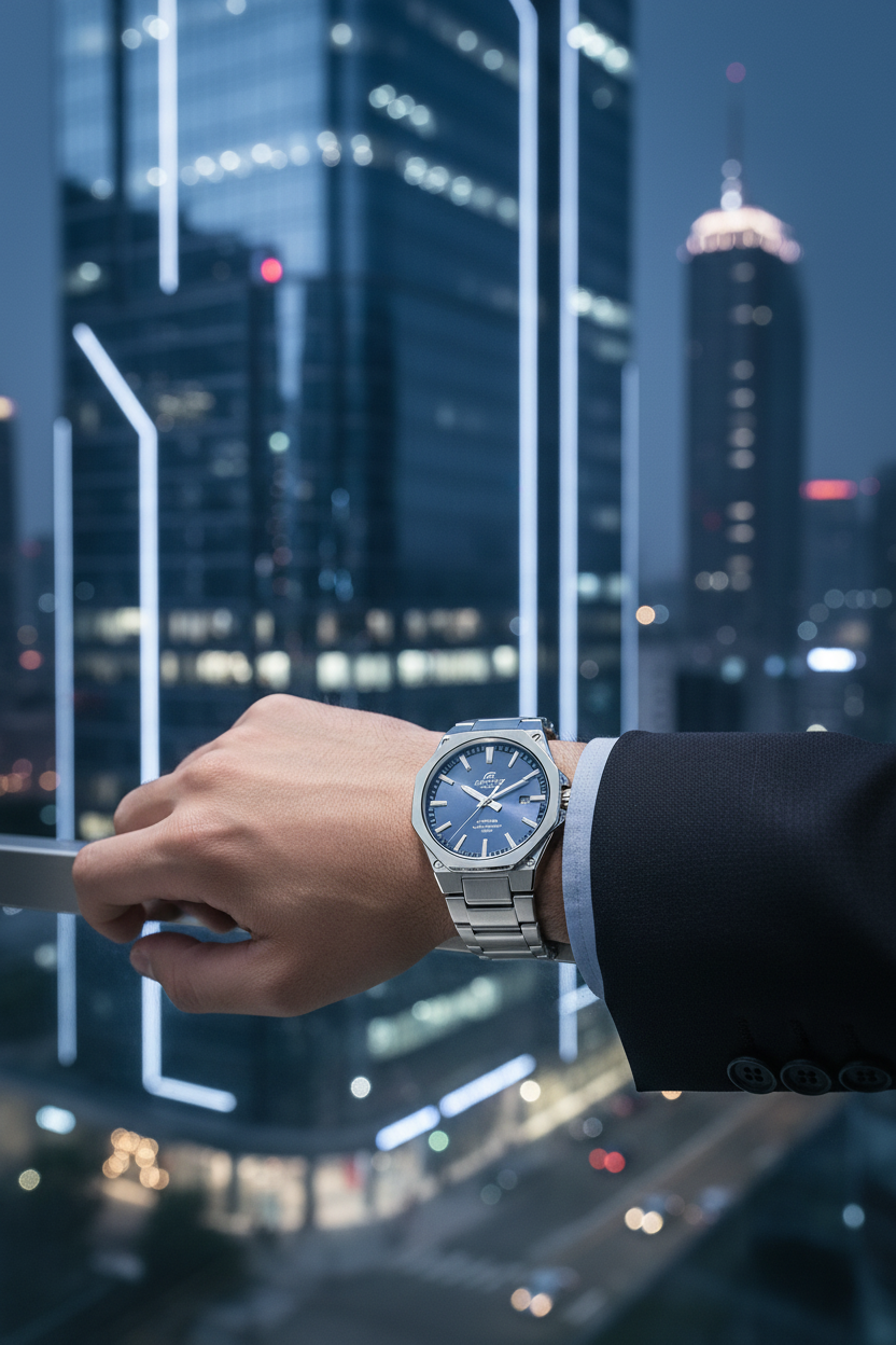 RELOJ ANALÓGICO PARA HOMBRE CASIO EDIFICE EFR-S108D-2AVUDF - AZUL